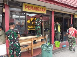 Kodam Mulawarman Perbaiki Mapolres Tarakan Usai Diserang Oknum TNI