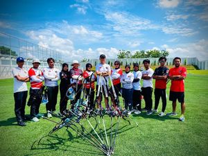 Persiapan ke AS, Tim Panahan Indonesia Pelatnas di Cikarang Persiapan ke AS, Tim Panahan Indonesia Pelatnas di Cikarang