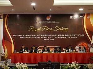 KPU Tetapkan Hidayat Arsani dan Hellyana, Gubernur-Wagub Babel Terpilih