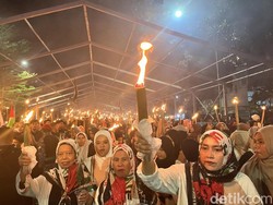 Sambut Ramadan, Warga Medan Gelar Pawai Obor