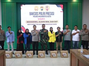 Baksos Presisi di Kota Mojokerto Salurkan 200 Paket Sembako