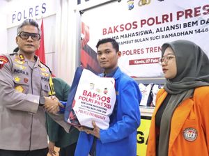 Polres Trenggalek Gelar Baksos Polri Presisi Bersama Mahasiswa