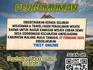 Coban Sewu Mulai Terapkan Tiket Online Coban Sewu Mulai Terapkan Tiket Online