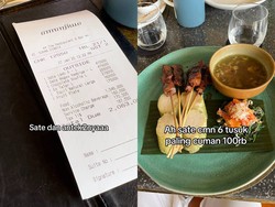 Makan Sate Rp 475 Ribu di Restoran Amanjiwo, Begini Tampilannya!
