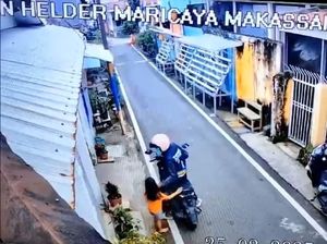 Pemotor Jambret Anting Anak di Jalanan Makassar Modus Pura-pura Panggil Korban