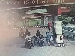 Maling Gasak Uang Rp 90 Juta dalam Jok Motor di SPBU Pasuruan