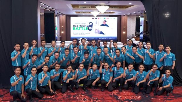 Seluruh 40 Peserta Archipelago Bed Making Battle 2025. Foto Dok Archipelago