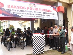 Bantu Ekonomi Mahasiswa, Polres Banyuasin Salurkan Baksos Presisi