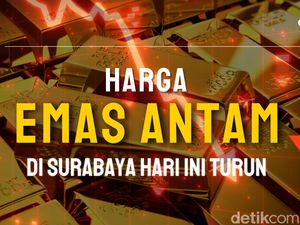 Harga Emas Antam Surabaya Hari Ini Turun, 1 Gram Rp 1.914.000 Harga Emas Antam Surabaya Hari Ini Turun, 1 Gram Rp 1.914.000