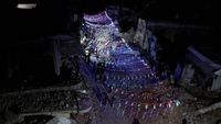 Warga Gaza Menghias Kampung Menyambut Ramadan