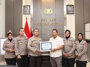 Kapolres Kediri Kota Terima Penghargaan Dari KPPN