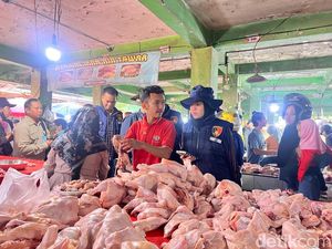 Sidak Pasar di Pangkalpinang, Satgas Polda Babel Dapati Harga Cabai Naik