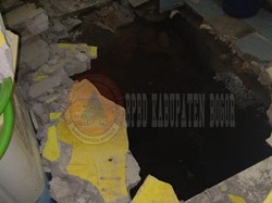 Tebing Longsor dan Tanah Amblas Terjadi di Citeureup Bogor, 2 Rumah Rusak