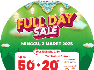 Serbu Transmart Full Day Sale Hari Ini! Banjir Diskon 50% + 20%