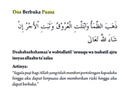Doa Buka Puasa Ramadhan 2025 Sesuai Sunnah Rasul, Ini Bacaan Arab-Latinnya