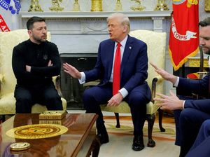 Video: Ekspresi Dubes Ukraina saat Trump-Zelensky Cekcok di Gedung Putih
