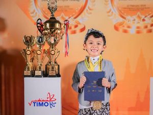 Raih Nilai Sempurna, Rama Sabet Gelar World Star Champion di Olimpiade Matematika