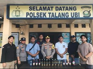 Polisi Sita Miras Ilegal dari Sejumlah Warung di Talang Ubi PALI