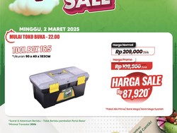 Banjir Diskon Transmart Full Day Sale, Tool Box Cuma Rp 87 Ribu