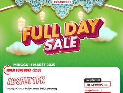AC Split 1 PK Diskon Gede-gedean di Transmart Full Day Sale