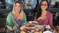 Indah Kalalo Makan Bareng Mertua, Seafood hingga Masakan Rumahan