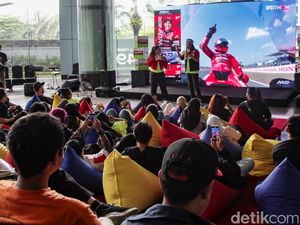 Keseruan Nobar MotoGP Bareng detikcom dan Pertamina Enduro