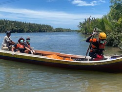 Mayat Wanita Tak Utuh Mengapung di Sungai Pangkalpinang, Diduga Dimangsa Buaya