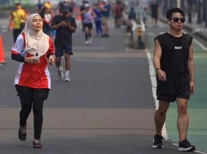 Ramadan, Warga Tetap Semangat Berolahraga di CFD Jakarta Ramadan, Warga Tetap Semangat Berolahraga di CFD Jakarta