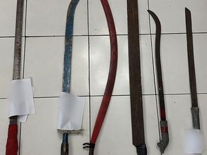 Viral Bawa Sajam di Jalan Lingkar Selatan Pati, 6 Remaja Diciduk