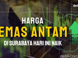 Harga Emas Antam Surabaya Hari Ini Naik Lagi, 1 Gram Rp 1.919.000