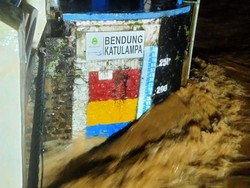 Bendung Katulampa Bogor Kini Siaga 2, Tinggi Air Capai 170 Cm