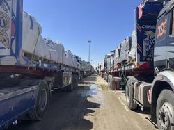 Video Truk Bantuan Antre di Mesir Setelah Israel Akan Izinkan Masuk Gaza