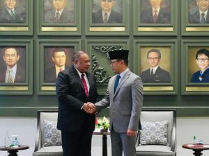 Menlu Sugiono Bertemu Menlu Bendito Bahas Perbatasan RI-Timor Leste