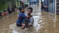 Potret Kramat Jati Jakarta Terendam Banjir