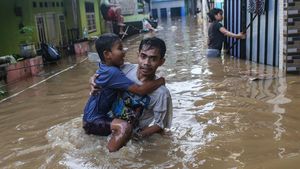Potret Kramat Jati Jakarta Terendam Banjir