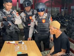 Pria di Makassar Kepergok Polisi Buang Sabu ke Pekarangan Rumah Warga