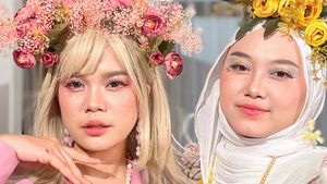 7 Foto Sinta dan Jojo Keong Racun Ikut Tren Douyin Makeup, Bak Tak Menua