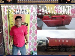 Sopir Truk di PALI Ditangkap Polisi karena Gelapkan BBM Perusahaan