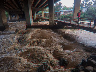 Sungai Ciliwung Bogor Meluap, Bendung Katulampa Siaga 1