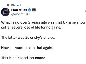 Elon Musk Sebut Presiden Ukraina Kejam, Tuai Pro Kontra