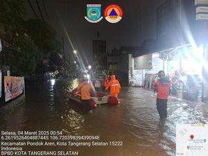 Banjir Landa 5 Kecamatan di Tangerang Selatan, 1.870 Rumah Terdampak