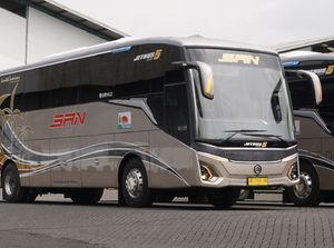 PO SAN Rilis Bus Baru: Bodi Adiputro Jetbus5, Sasis Golden Dragon PO SAN Rilis Bus Baru: Bodi Adiputro Jetbus5, Sasis Golden Dragon