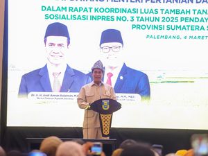 Mentan Targetkan Sumsel Jadi Daerah Penghasil Beras Terbesar