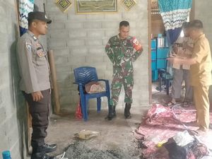 Pasutri di Banggai Ditemukan Terbakar di Dalam Rumahnya, Istri Tewas