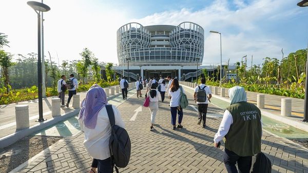 Potret Gedung Kantor Otorita IKN yang Sudah Diisi Pegawai Pekan Ini