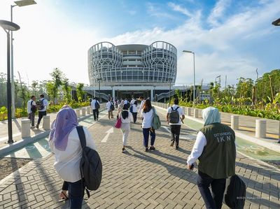 Potret Gedung Kantor Otorita IKN yang Sudah Diisi Pegawai Pekan Ini