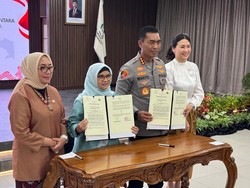 KemenPPPA-Polri Teken MoU Penanganan Kasus Kekerasan Perempuan dan Anak