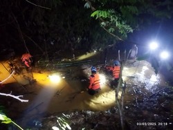 Bocah 6 Tahun Ditemukan Tewas Usai Terseret Arus Sungai Ndaleman Pati