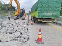 69 Titik Jalan Tol Lampung Ruas Bakter Diperbaiki Jelang Mudik Lebaran