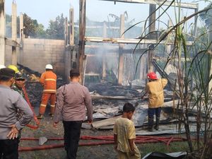 Kandang di Gesi Sragen Terbakar, Ribuan Anak Ayam Mati Terpanggang Kandang di Gesi Sragen Terbakar, Ribuan Anak Ayam Mati Terpanggang